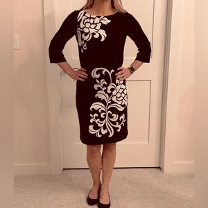 Nine West Women’s 3/4 Sleeve Sheath Dress